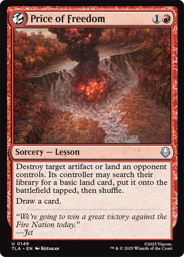 Price of Freedom Avatar: The Last Airbender