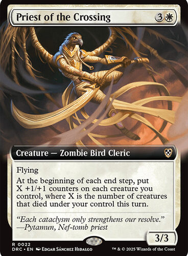 PriestOfTheCrossing022__76629 Priest of the Crossing (Extended Art) Aetherdrift Commander