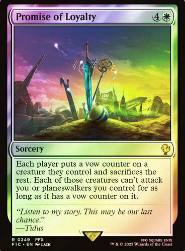 Promise of Loyalty FINAL FANTASY Commander Surge Foil