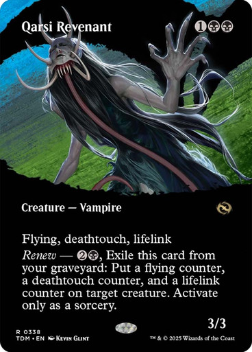 Qarsi Revenant (Borderless) Tarkir: Dragonstorm