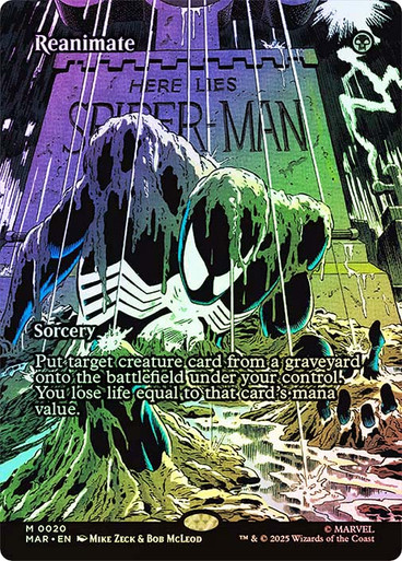 Reanimate (Borderless) Marvel Universe Foil