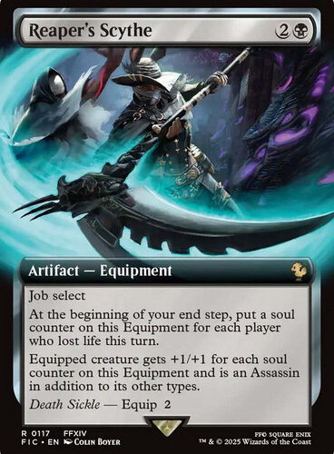 Reaper's Scythe (Extended Art) FINAL FANTASY Commander