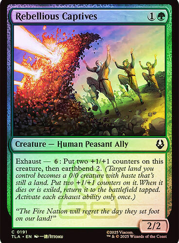 Rebellious Captives Avatar: The Last Airbender foil
