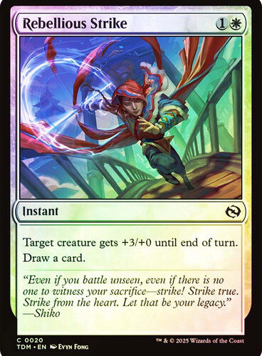 Rebellious Strike Tarkir: Dragonstorm foil