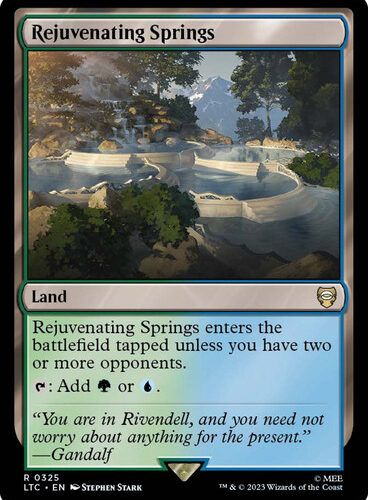 Rejuvenating Springs The Lord of the Rings Commander