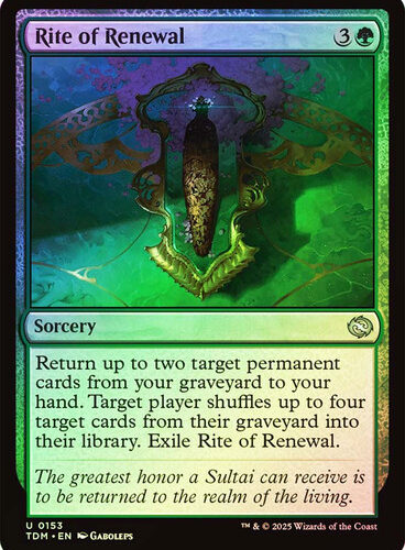 RiteOfRenewal__49736 Rite of Renewal Tarkir: Dragonstorm foil