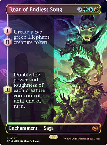 RoarOfEndlessSong390__40244 Roar of Endless Song (Borderless) Tarkir: Dragonstorm