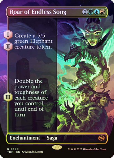Roar of Endless Song (Borderless) Tarkir: Dragonstorm