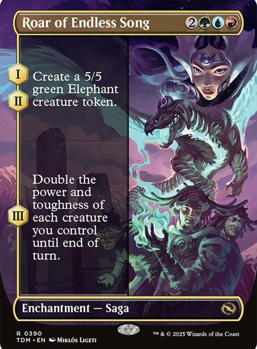 RoarOfEndlessSong390__72470 Roar of Endless Song (Borderless) Tarkir: Dragonstorm
