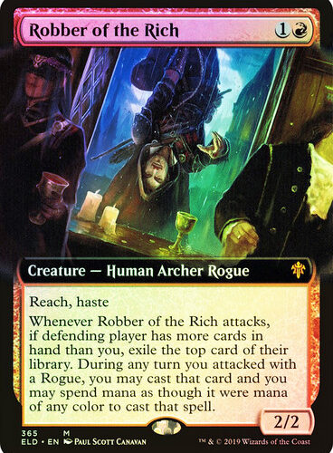 RobberOfTheRich__09264 Robber of the Rich (Extended Art) Throne of Eldraine foil