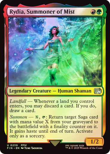 Rydia, Summoner of Mist FINAL FANTASY foil