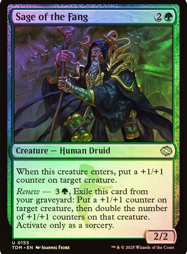 Sage of the Fang Tarkir: Dragonstorm foil