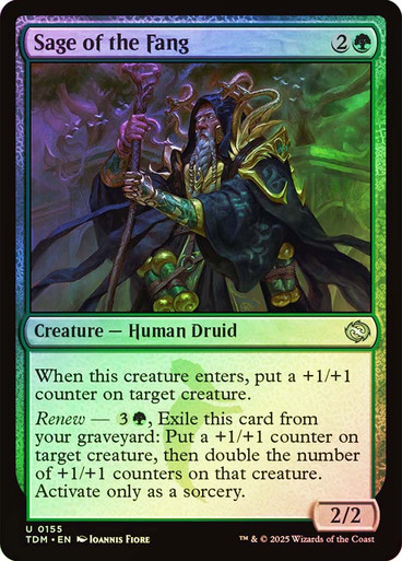 Sage of the Fang Tarkir: Dragonstorm foil