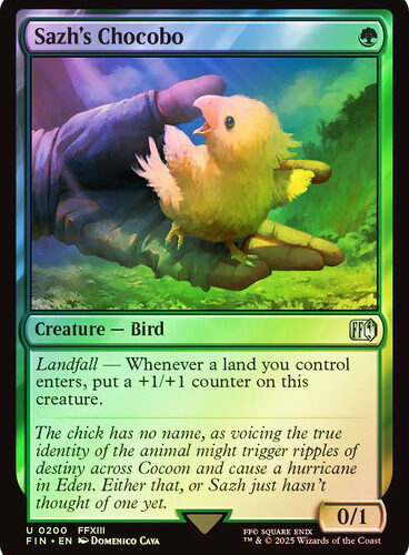 SazhsChocobo__41488 Sazh's Chocobo FINAL FANTASY foil