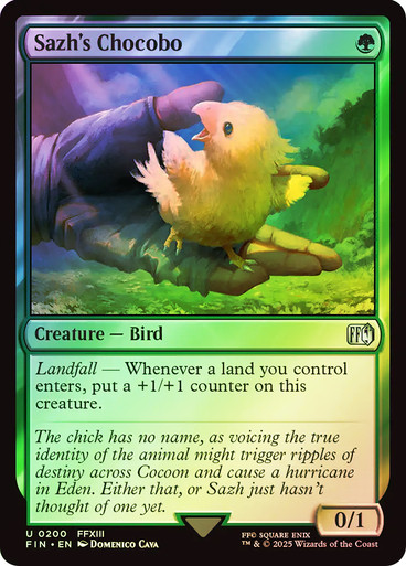 SazhsChocobo__41488 Sazh's Chocobo FINAL FANTASY foil