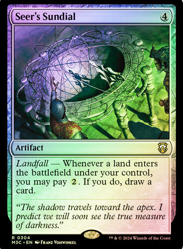 Seer's Sundial Modern Horizons 3 Commander Ripple Foil
