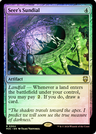 Seer's Sundial Modern Horizons 3 Commander Ripple Foil