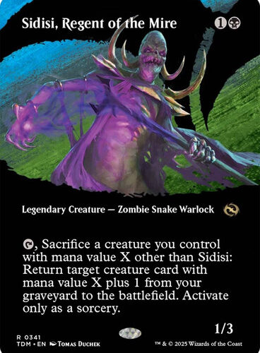 Sidisi, Regent of the Mire (Borderless) Tarkir: Dragonstorm