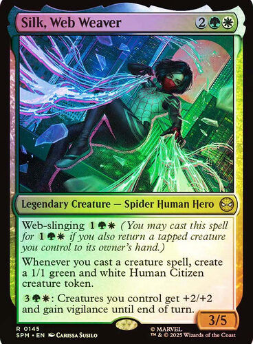 Silk, Web Weaver Marvel's Spider-Man foil
