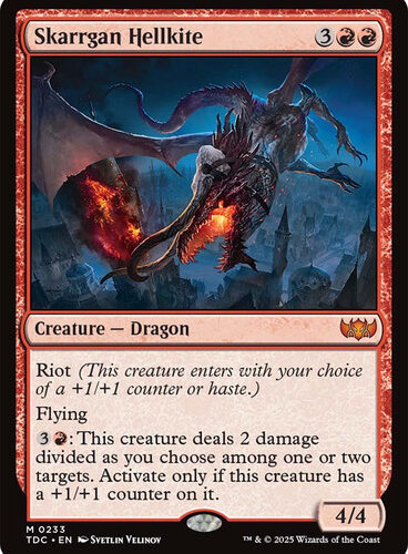 Skarrgan Hellkite Tarkir: Dragonstorm Commander