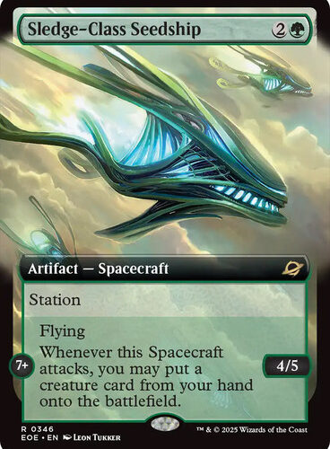 SledgeClassSeedship346__70789 Sledge-Class Seedship (Extended Art) Edge of Eternities