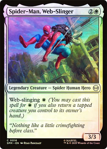 Spider-Man, Web-Slinger Marvel's Spider-Man foil