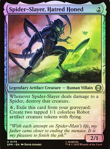 Spider-Slayer, Hatred Honed Marvel's Spider-Man foil