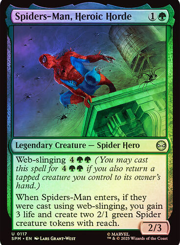 Spiders-Man, Heroic Horde Marvel's Spider-Man foil