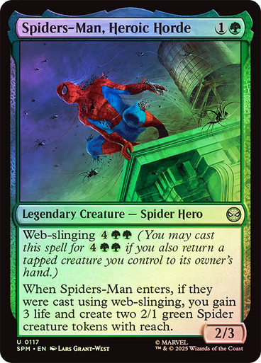 Spiders-Man, Heroic Horde Marvel's Spider-Man foil