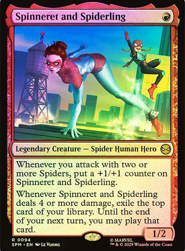 Spinneret and Spiderling Marvel's Spider-Man