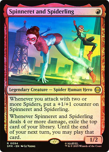 Spinneret and Spiderling Marvel's Spider-Man
