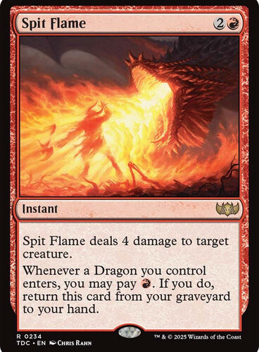 Spit Flame Tarkir: Dragonstorm Commander