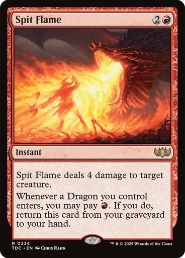 Spit Flame Tarkir: Dragonstorm Commander
