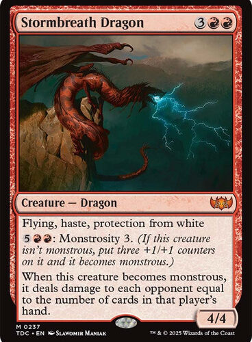 Stormbreath Dragon Tarkir: Dragonstorm Commander