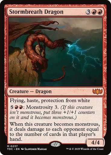 Stormbreath Dragon Tarkir: Dragonstorm Commander