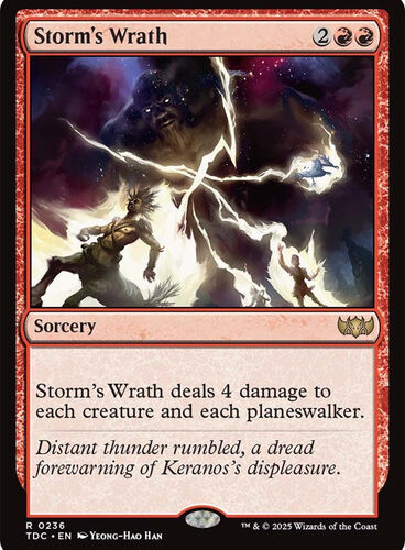 Storm's Wrath Tarkir: Dragonstorm Commander