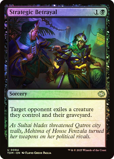 Strategic Betrayal Tarkir: Dragonstorm foil