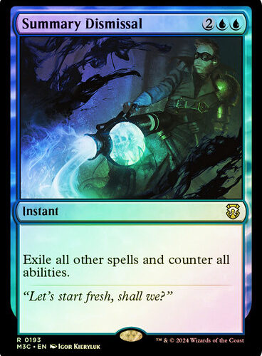 Summary Dismissal Set Modern Horizons 3 Commander (Ripple Foil)