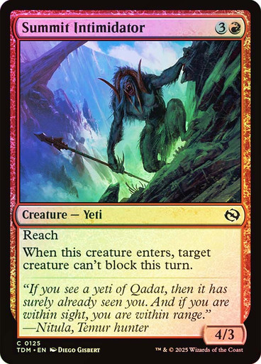 Summit Intimidator Tarkir: Dragonstorm foil