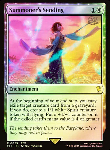 Summoner's Sending FINAL FANTASY Commander Surge Foil