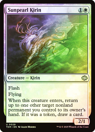 Sunpearl Kirin Tarkir: Dragonstorm foil