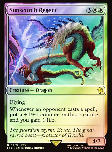 Sunscorch Regent FINAL FANTASY Commander Surge Foil