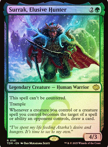 Version en Español  Surrak, Elusive Hunter Tarkir: Dragonstorm foil