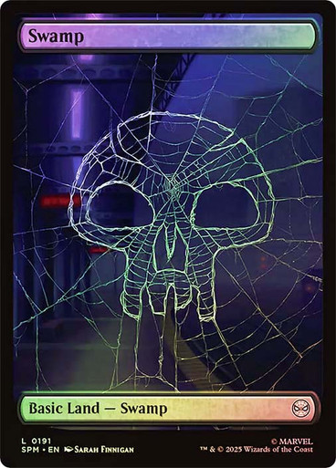 Swamp (#191) (Full Art) Marvel's Spider-Man foil
