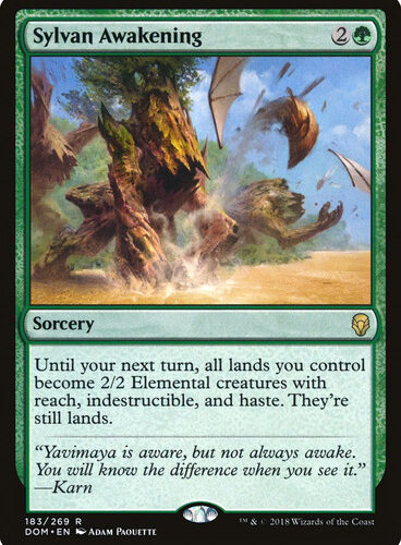 Version en Español Sylvan Awakening Dominariaer