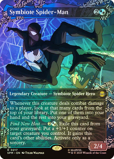 SymbioteSpiderMan217__64605 Symbiote Spider-Man (Borderless) Marvel's Spider-Man Foil