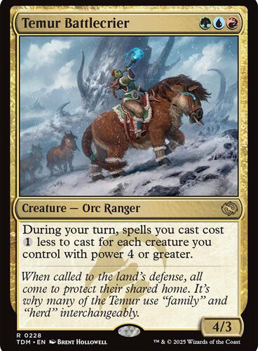 TemurBattlecrier__40494 Temur Battlecrier Tarkir: Dragonstorm