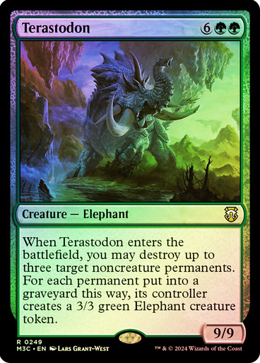 Terastodon Modern Horizons 3 Commander Ripple Foil