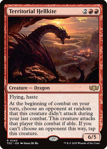 Territorial Hellkite Tarkir: Dragonstorm Commander
