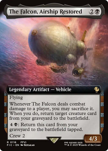 TheFalconAirshipRestored116__21466 The Falcon, Airship Restored (Extended Art) FINAL FANTASY Commander